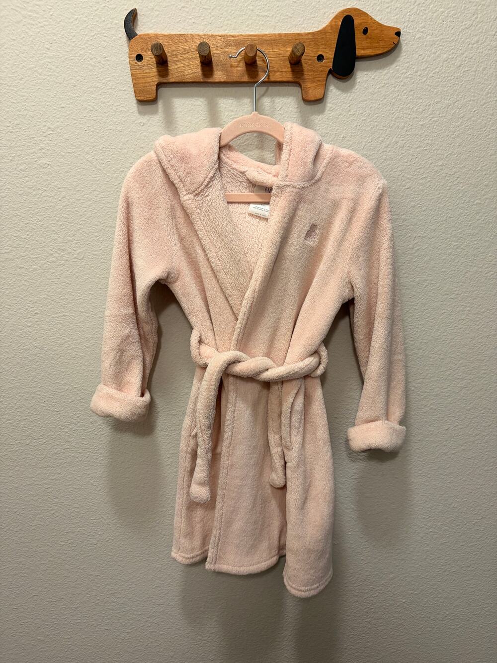Baby Gap Pink Teddy Robe